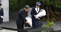 Japanese emperor visits Iwo Jima to honor the dead in one of World War II's fiercest battles