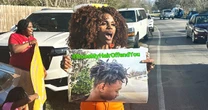 Protesters gather near Texas superintendent’s home ahead of trial over Black teen’s dreadlocks