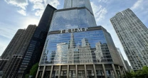 Democrats project anti-Trump campaign messages onto his Chicago hotel
