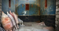 Rare and 'expensive' blue shrine unearthed in Pompeii after almost 2,000 years