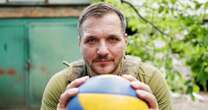 Ukranian paralympian practices his spike when he’s not flying drones over Russian troops