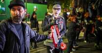 Punks distribute toys to children in need for Three Kings Day in Mexico City