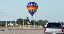 3 people in hot air balloon hospitalized with serious electrical injuries after passing power lines