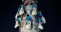 In Hong Kong, a midnight race up a bamboo tower of buns