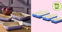 Le Creuset’s popular stoneware baking dish set is 30% off