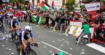 Pro-Palestinian protesters crash Spain's cycling grand tour