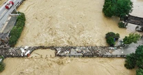 Record rainfall in central China leads to flooding and evacuations
