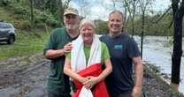 North Carolina man jumps into fast-moving flood waters to save trapped woman