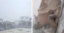 Dust storms, heat, thunder: Burning Man attendees face wild weather