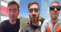 He was biking across Iran and documenting it on TikTok. Then war broke out. 