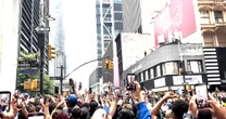 'Let's go Knicks!': Revelers break out into chants