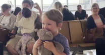 Special reunion between boy and lost teddy bear