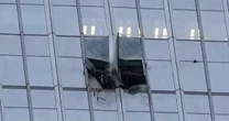 Aircraft crashes into a Beijing skyscraper