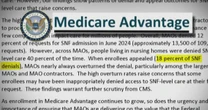 Medicare Advantage plans slammed for denial rates