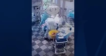 Surgeons in Russia secure patient during powerful earthquake