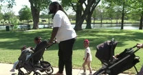Texas fathers create 'Daddy Stroller Social Club' to help with postpartum depression