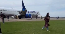 Close call in the air and bomb scares on board leave flyers on edge