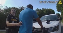 Bodycam shows Tiger Woods being handcuffed after rollover crash in Florida