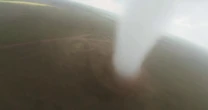 Drone intercepts Oklahoma tornado