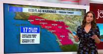 Winds set to continue Friday as firefighters battle five LA wildfires