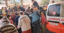 Video shows injured patients arriving at a hospital in southern Gaza