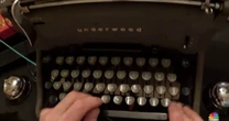 Typewriter orchestra making music in a different key