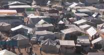 Inside a Gaza tent city housing displaced Palestinians near Egypt border