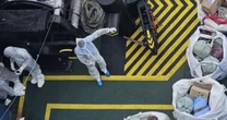 Evacuation plan for cruise ship with deadly virus on board