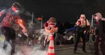 Dueling protests face off at New Jersey ICE detention center over detainee conditions