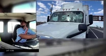 United plane hits lamppost that slams into truck