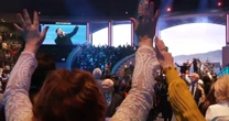 Joel Osteen holds first Sunday service at Lakewood Church since shooting