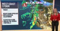 Storms bring heavy rain and snow to the West Coast and it will persist through the weekend
