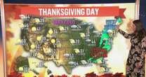 Rain and snow working across the Northeast threatens to make for a dismal start to Thanksgiving