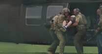 Black Hawk helicopter delivers Tennessee residents to safety