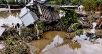 Drone footage shows North Carolina flooding damage left by Hurricane Helene