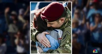 Surprise military family reunion at Tennessee Titans game