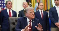 Trump takes questions on Iran and cyclosporiasis outbreak during White House event