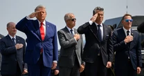 Watch: Trump attends dignified transfer for four U.S. service members