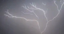 Videos show strobe lightning illuminate sky in eastern Nebraska