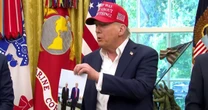 Trump 'not happy' with strike on U.S. factory in Ukraine
