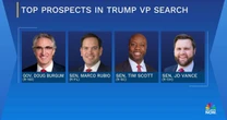 Trump campaign sends out vetting material to potential VP contenders