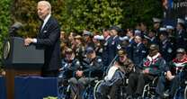 Biden name-checks individual veterans attending the D-Day ceremony