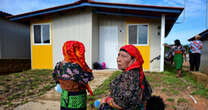 Evacuated Indigenous islanders react to new housing built by Panama government