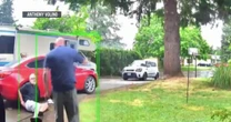 Grandfather takes gun from armed delivery driver on his doorstep