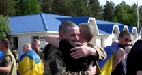 Ukraine soldiers reunite with loved ones after prisoner exchange