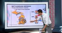 Steve Kornacki explains where the Harris-Trump race stands in Michigan