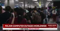 Worldwide computer outages cause chaos at Newark Airport