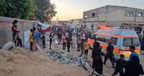 Video shows the moment a deadly strike hits Al-Awda school in Gaza