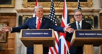 Trump discusses Jimmy Kimmel, TikTok and Putin at news conference with Starmer
