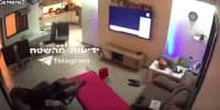 WATCH: Video from inside Israeli home as rocket strikes building
